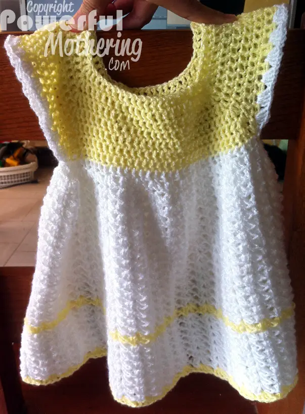 How to crochet a dress