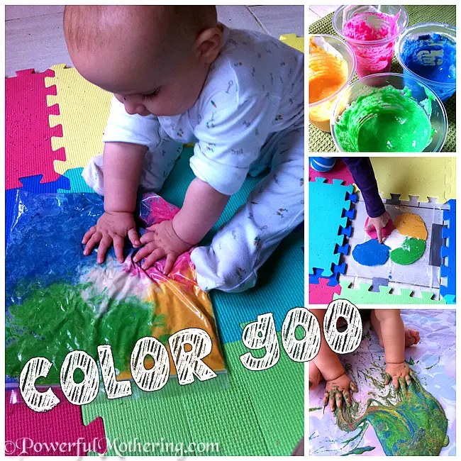 Gooey Color Paint Exploring