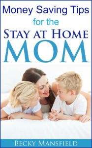 Money Saving Tips for the Stay at Home Mom