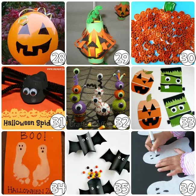 Simple Halloween Crafts For Kids