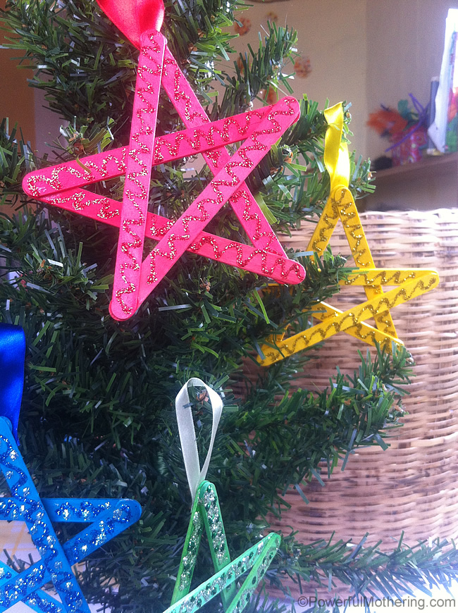 Easy christmas crafts for kids stars