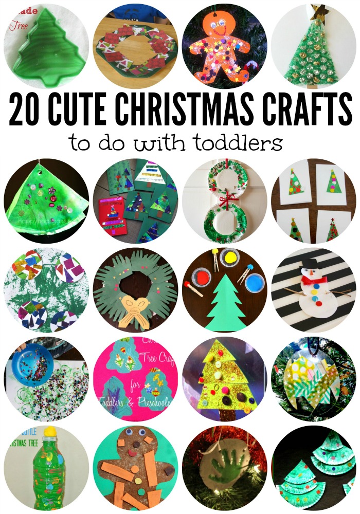 20 Cute Christmas Crafts for Toddlers