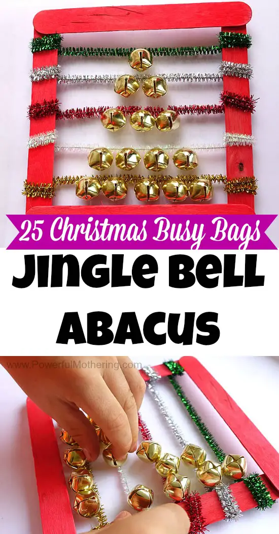 Jingle Bell Abacus - Christmas Busy Bags