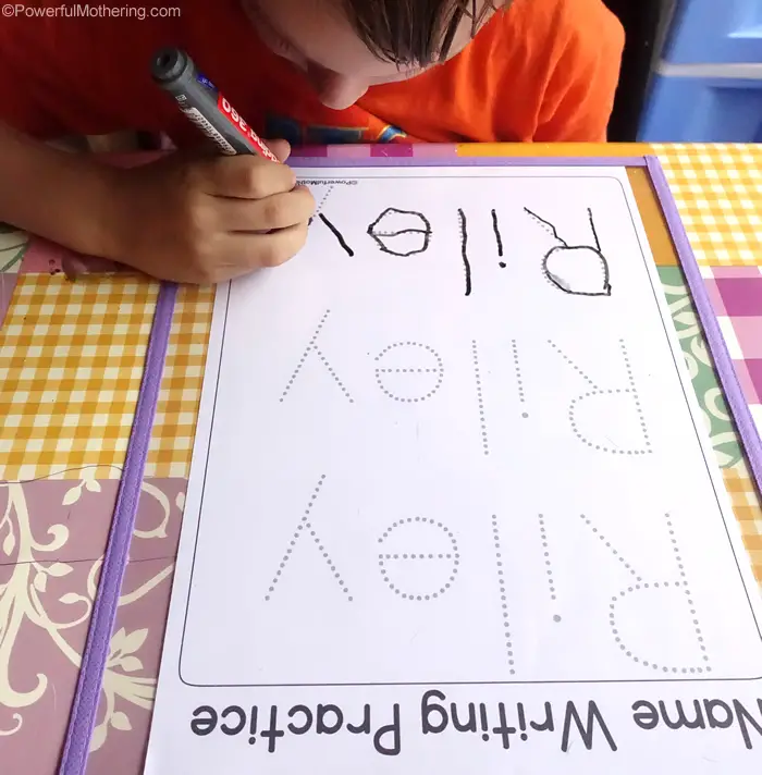 I can write   my name! | kidzcopy