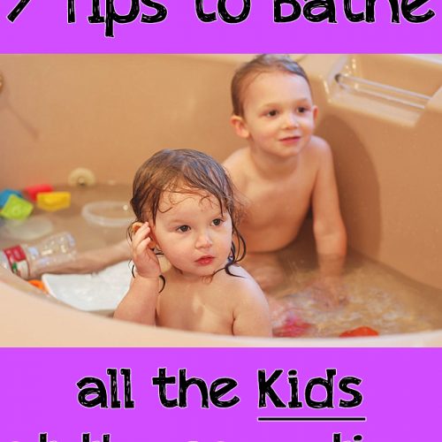 7 Tips to get all the Kids bathed at the same time