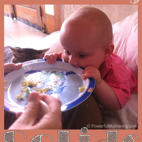 Introducing Solids For Baby Weaning