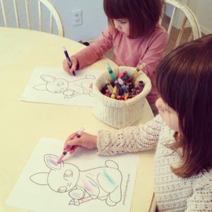 Free Cute Easter Coloring Page
