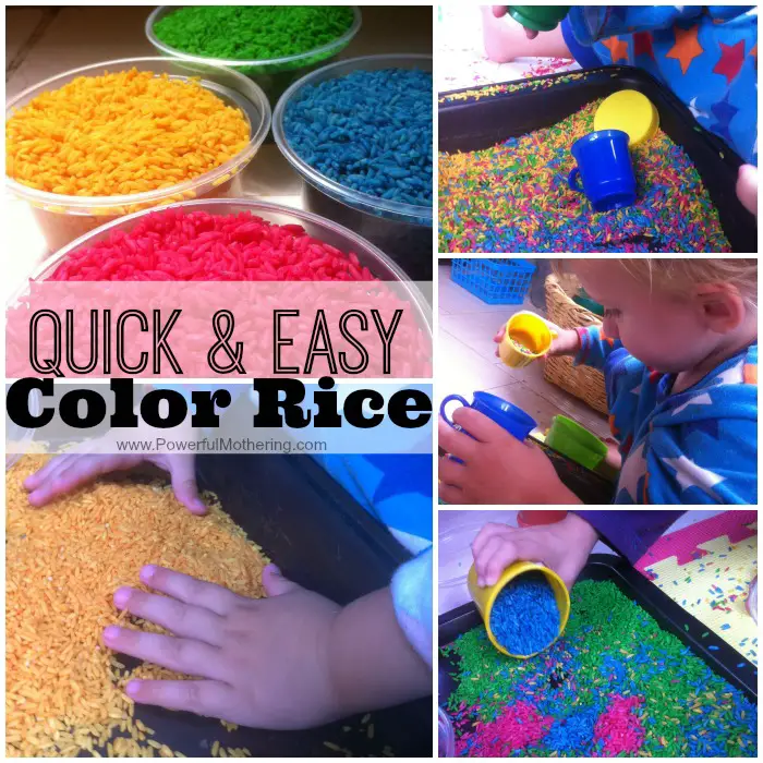 quick and easy color rice