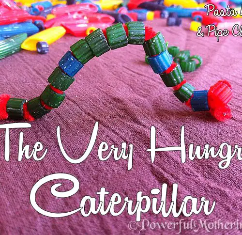 The Very Hungry Pasta Bead Caterpillar