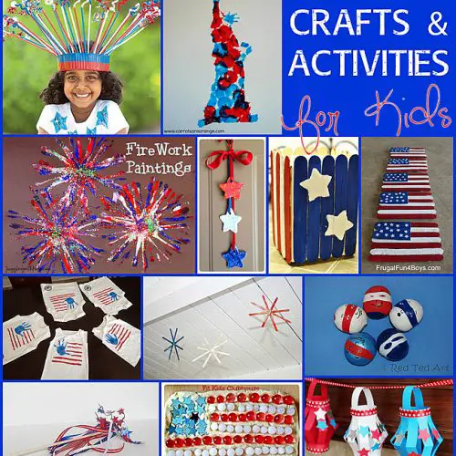 4 July Crafts and Activities for Kids
