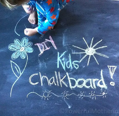 How to Make a Kids DIY Chalk Board