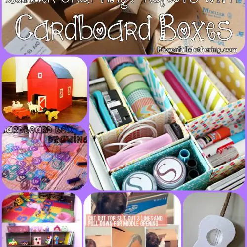Summer Crafting Projects with Cardboard Boxes