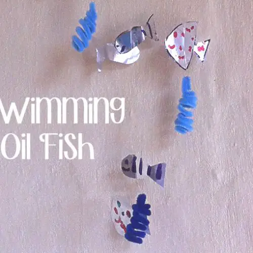 swimming foil fish kids crafts
