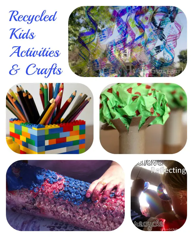 5 Recycled Kids Activities & Crafts