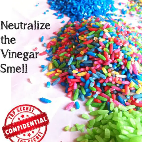 How to Neutralize the Vinegar Smell when Coloring Rice or Pasta