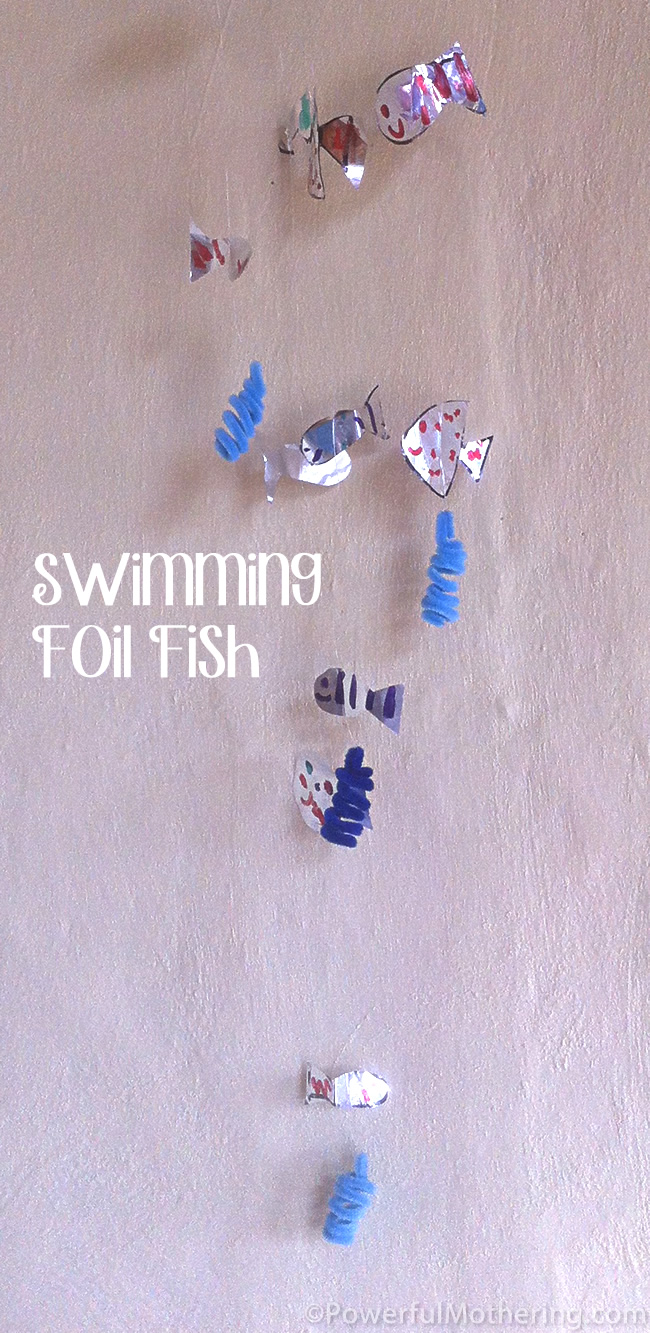 Swimming Foil Fish Mobile