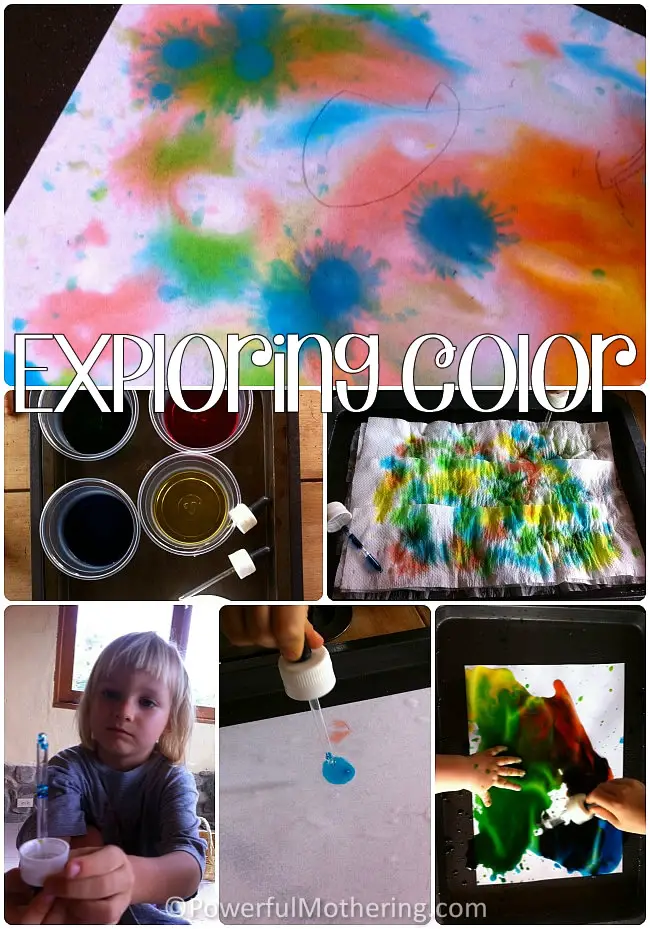 Exploring color with your preschooler