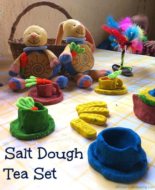 Salt Dough Tea Set