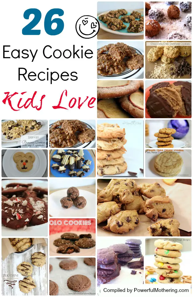 Simple Easy Cookie Recipes that your Kids will Love you for