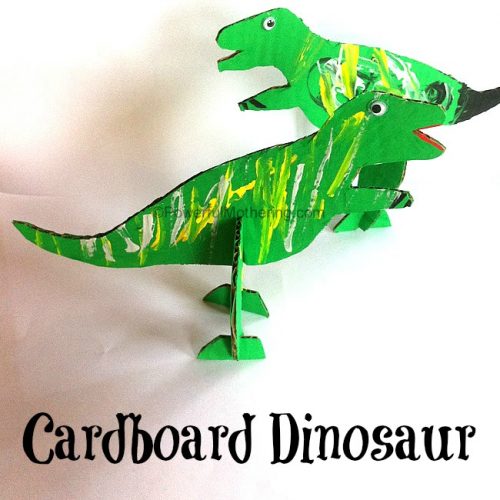 cardboard dinosaurs