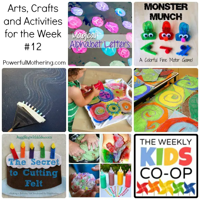 Arts, Crafts and Activities for the Week with the Kids Co Op #12