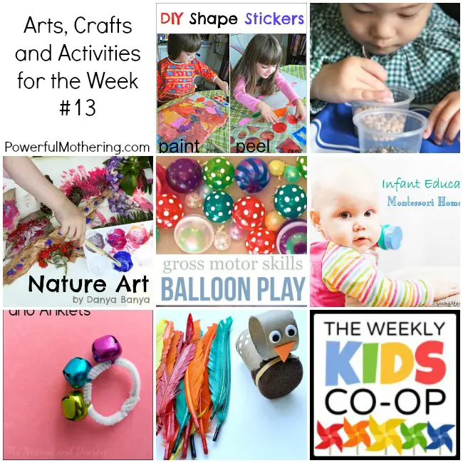 Arts, Crafts and Activities for the Week with the Kids Co Op #13