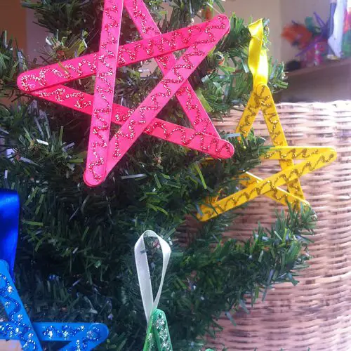Easy christmas crafts for kids stars