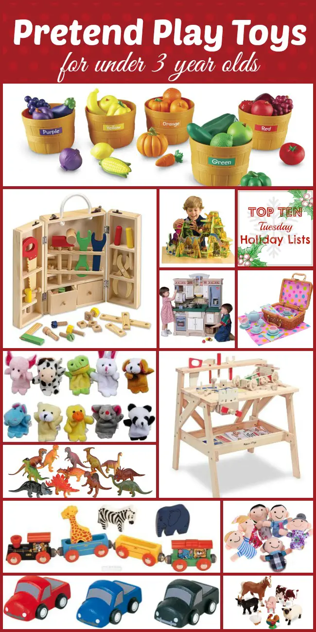 Top 10 Lists: Pretend Play Toys for under 3 year olds