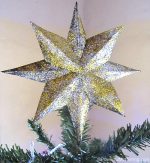 DIY Glitter Star Tree Topper