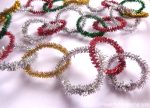 Easy Christmas Garland made with Pipe Cleaners