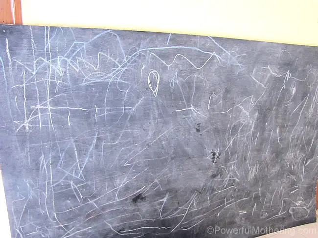 diy kids chalk board
