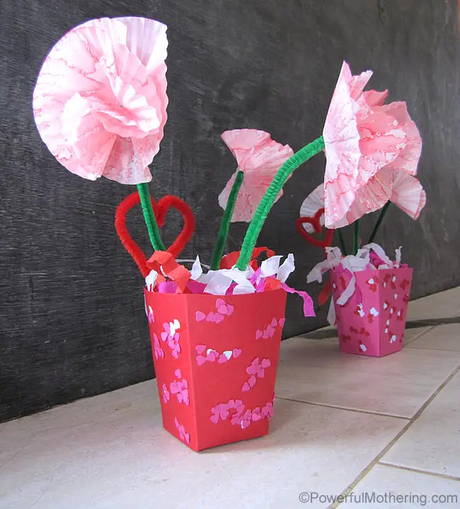 valentines day flower gift craft