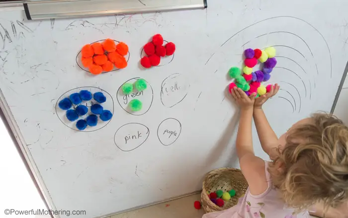 Magnetic Pom Poms For Toddlers And Preschoolers