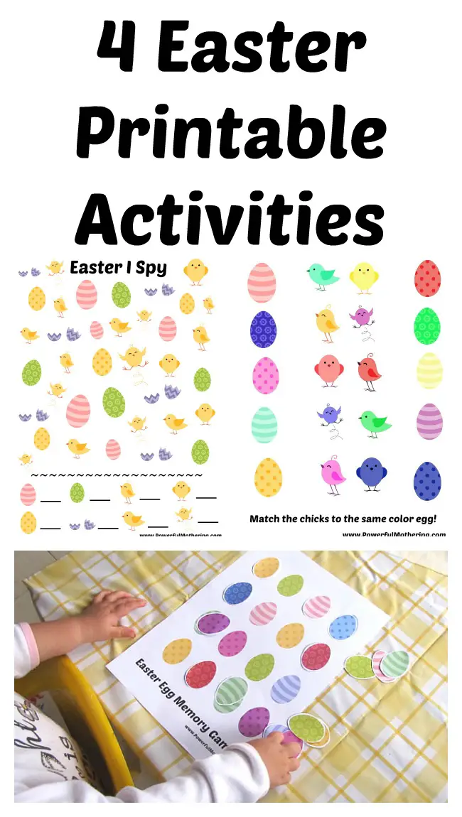 Easter Printable Activities for Kids