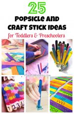 25 Popsicle and Craft Stick Ideas for Toddlers and Preschoolers