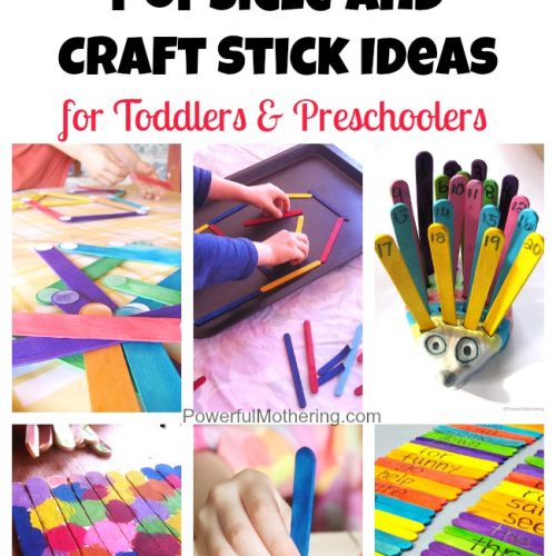 25 Popsicle and Craft Stick Ideas for Toddlers and Preschoolers