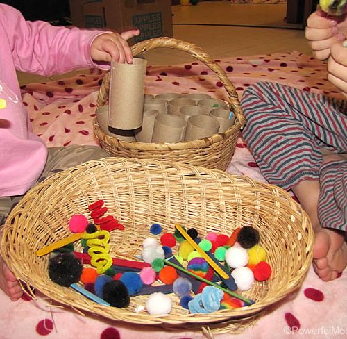 fine motor skills and loose parts