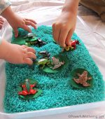 Exploring with Frogs and Sensory Play