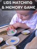 Lids Matching and Memory Game