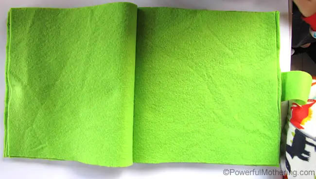 how to make a quiet book the no sew way with PowerfulMothering.com