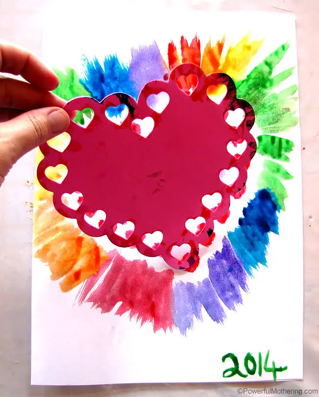 Simple Mothers Day Card Idea for Kids to make