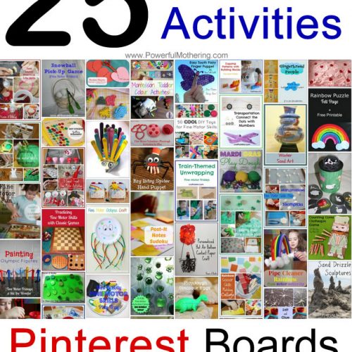 25 Fine Motor Activities Pinterest Boards to Follow! from PowerfulMothering.com
