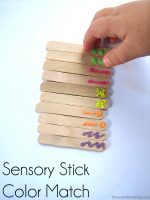 Sensory Stick Color Match