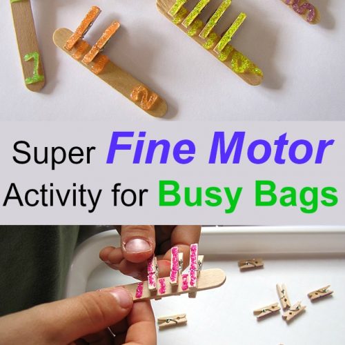 Super Fine Motor Activity for Busy Bags from PowerfulMothering.com