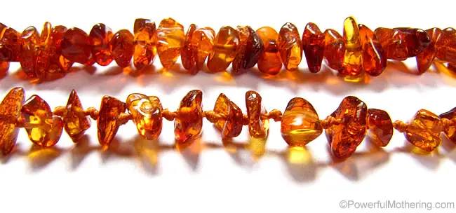 mother amber necklace and child amber teething necklace