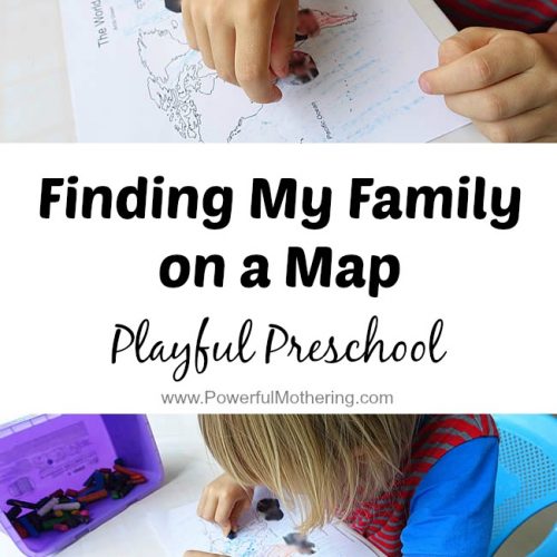 Finding My Family on a Map from PowerfulMothering.com