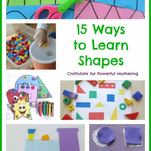 15 Ways to Learn Shapes
