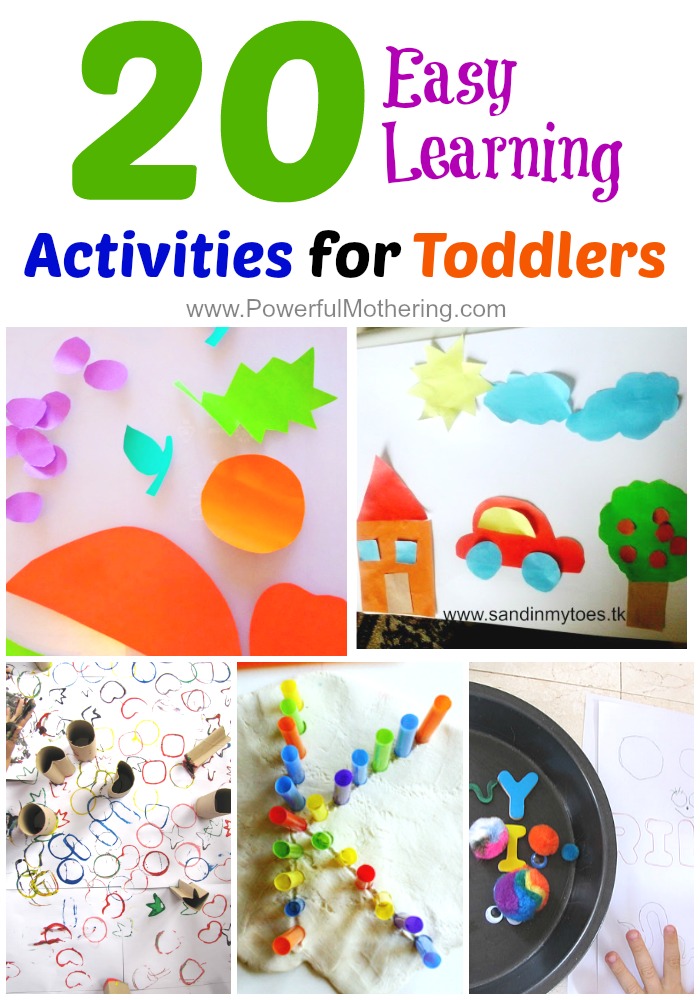 20 Easy Prep And Engaging Learning Activities For Toddlers