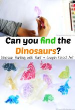 Dinosaur Hunting with Paint