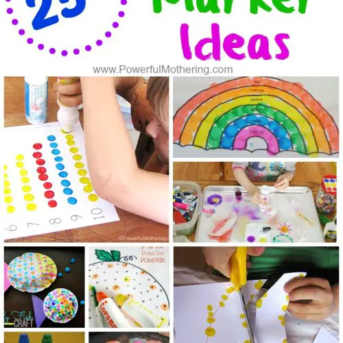 25+ Dot Marker Ideas from PowerfulMothering.com